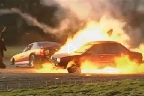 Jet Car vs Nissan Sunny | Top Gear