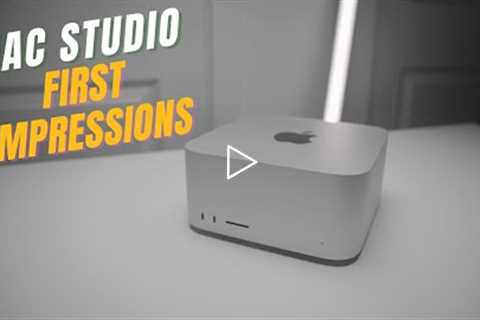 The Mac Studio's First Impression