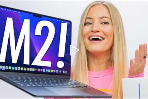 New Midnight M2 MacBook Air Unboxing and First Impressions!