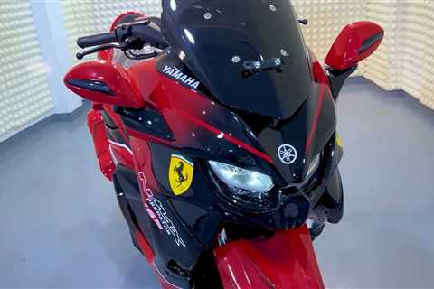  A Custom Yamaha NMax 155 Wears Scuderia Ferrari Styling 