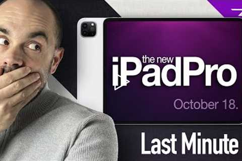 Apple iPad Pro M2 2022 release date - matter of hours! Last minute leaks! What we've missed