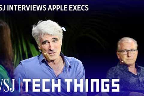 Apple on iPhones, Chips, Privacy, Working From Home and More | WSJ Tech Live 2022