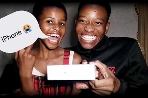 I BOUGHT MY LITTLE SIS IPhone 13 Pro max😱|| (she cried) || Lindor Twala