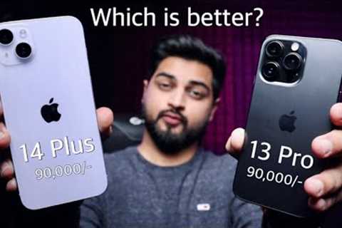 iPhone 13 Pro Vs iPhone 14 Plus Full Comparison in Hindi | Mohit Balani