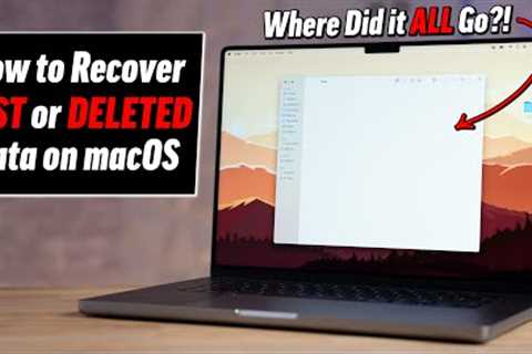 How to Recover LOST or DELETED Data on macOS: Full Guide