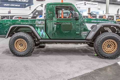 Quadratec Two-Door Hybrid Jeep Gladiator JTe Started as a Wrangler Rubicon 4xe