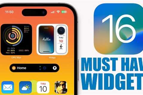 10 Great iOS 16 Widgets - You Must Try !