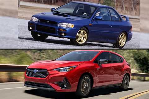 How the New 2024 Subaru Impreza RS Compares to the Original 2.5 RS