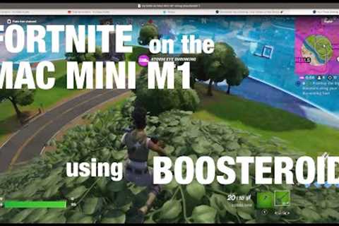 Fortnite on Mac Mini M1 Using Boosteroid