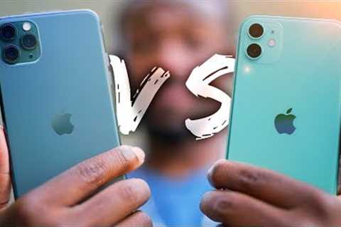 iPhone 11 vs iPhone 11 Pro Hands On!  - What''''s the Difference?