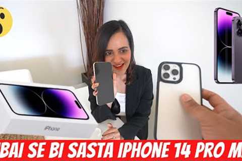 Unboxing Sabse SASTA iPHONE 14 PRO MAX 😮 (DUBAI se bhi CHEAPER)