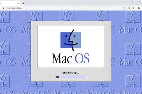 Running Mac OS in a Web Browser! - Infinite Mac Demo