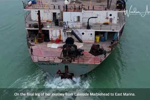M/V CALUMET LOWER LAKES TOWING LTD. by Windsor Aerial Drone Photography