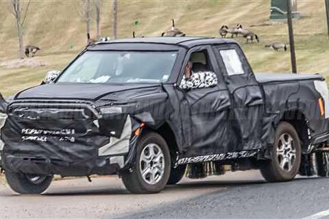 2024 Toyota Tacoma Pickup Spied With Hints of New Hybrid Powertrain