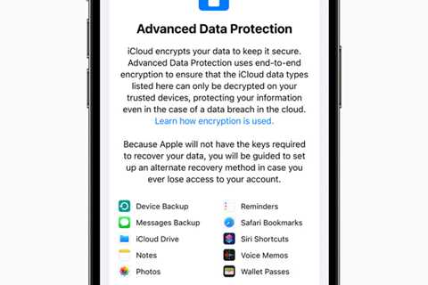 ❤ Apple advances user security with powerful new data protections