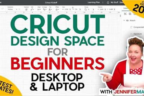 How to Use Cricut Design Space in 2023 on Desktop or Laptop! (Cricut Kickoff Lesson 3)