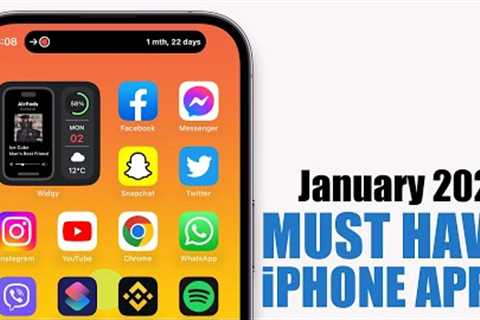 MUST HAVE iPhone Apps - January 2023 !