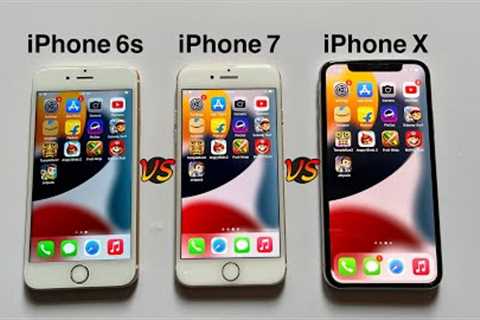 iPhone X vs iPhone 7 vs iPhone 6s Speed Test in 2022🔥| This is SURPRISING!😍 A11 vs A10 vs A9 Chip