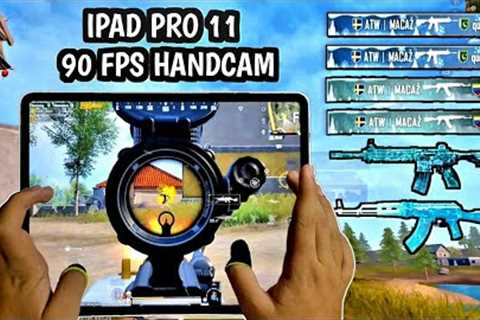 90 FPS | 4-FINGERS CLAW | IPAD PRO HANDCAM GAMEPLAY | PUBG MOBILE