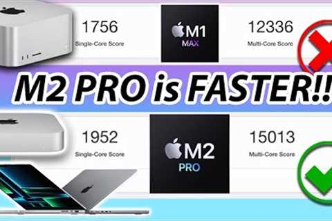 M2 Pro Mac Mini is FASTER than the M1 Max Mac Studio!!!