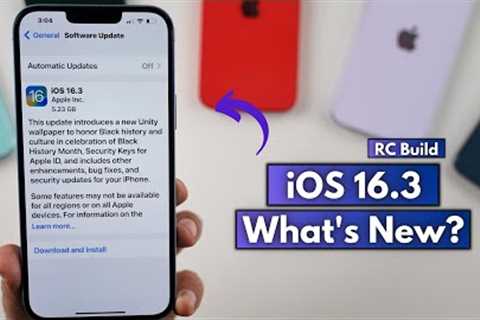 iOS 16.3 RC Released | What''s New?