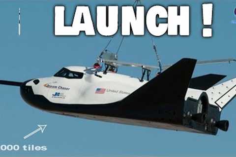 Dream Chaser Tenacity Is Almost Ready For Its First Launch, Thousands of Tiles on it...