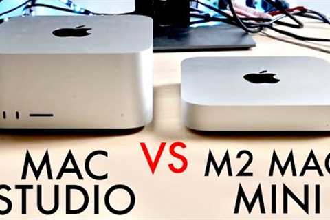 M2 Mac Mini Vs Mac Studio! (Comparison) (Review)