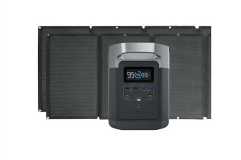 EcoFlow DELTA 1300 + 160W Photo voltaic Panel for $2,299