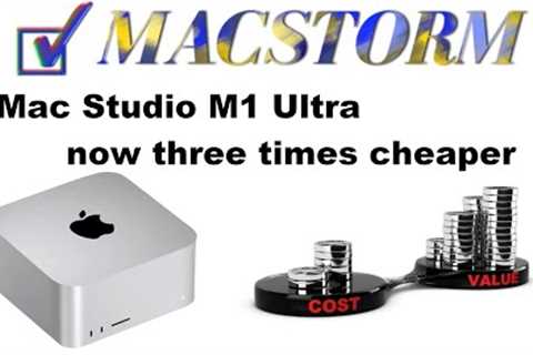 Mac Studio M1 Ultra now three times cheaper