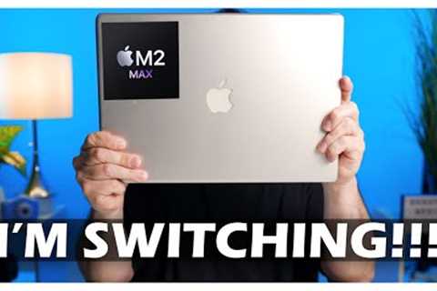 I''m Switching to Macbook Pro M2 Max