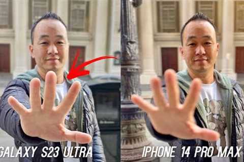 Galaxy S23 Ultra vs iPhone 14 Pro Max Camera Video Test Comparison