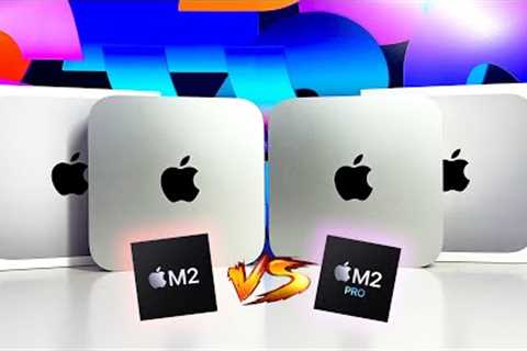 New M2 Base Mac Mini ($599) vs. M2 Pro Mac Mini ($1299)| Performance Test and Real-World Testing !