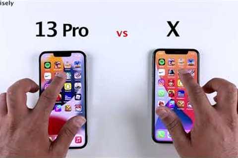 iPhone 13 Pro vs iPhone X | SPEED TEST