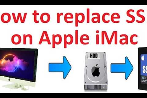 How to replace SSD on Apple iMac A1419