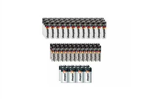 Energizer Battery Bundle AA, AAA and 9V (68-Pack) for $59