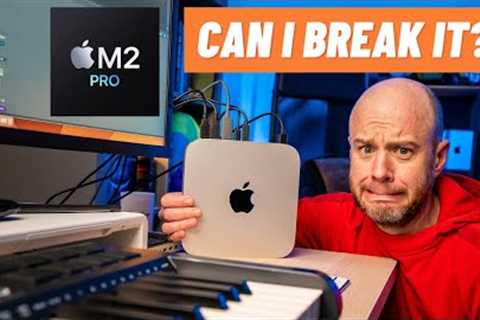 M2 Pro Mac mini - music production STRESS test!