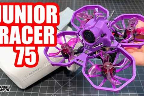 Beginner Fpv Racing Drone - NVISION Junior Racer 75 - REVIEW & FLIGHTS