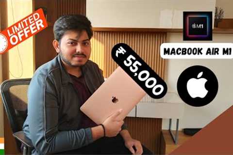 MacBook Air M1 in just ₹55,000 only🤑 in 2023 || Offers on MacBook Air M1 in 2023 (HINDI)