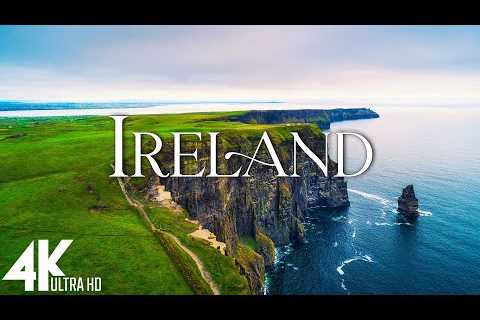 FLYING OVER IRELAND (4K Video UHD) - Scenic Relaxation Film With Inspiring Music