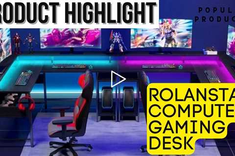 Rolanstar Computer Desk Product Highlight