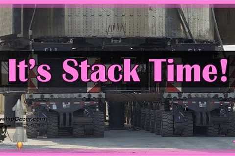 Ship 24 Moved for Stacking + Stratolaunch Update | Starbase Pink