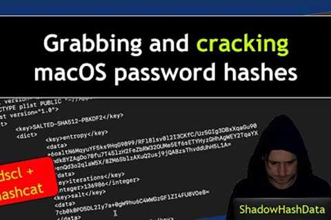 Grabbing and cracking macOS password hashes (with dscl and hashcat)