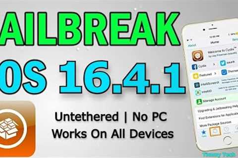 Jailbreak iOS 16.4.1 Untethered [No Computer] - Unc0ver Jailbreak 16.4.1 Untethered