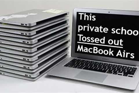 15 FREE MacBooks - School Tossed them out! - Lets fix them!