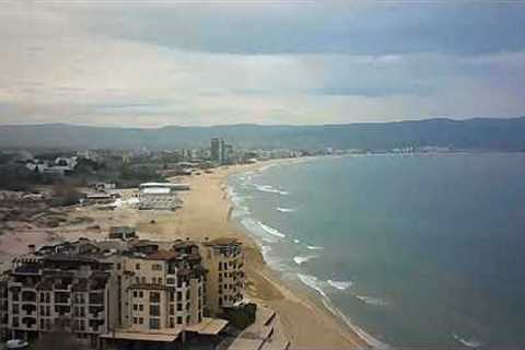 Bulgaria. Sunny Beach. LyzRC. Ultra HD Aerial Photography.