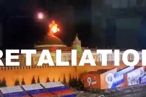 RUSSIANS ARE STUNNED - UKRANIAN DRONE ATTACKED KREMLIN IN THE HEART OF MOSKOW || 2023