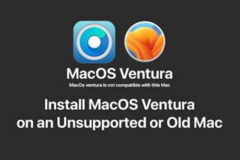 How to Install macOS Ventura on Unsupported Mac | Loxyo Tech