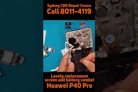 Where does David get these new parts? [HUAWEI P40 PRO] | Sydney CBD Repair Centre #shorts