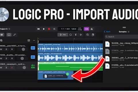 How to IMPORT AUDIO in Logic Pro for iPad