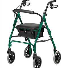 Days Four Wheel Rollator with Padded Seat